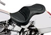 Explorer Stitched 2-Up Seat Black Gel - For 00-07 Harley FXSTD Deuce