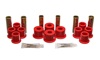 8/81-96 Ford F100/F150 2WD Red Rear Leaf Spring Bushing Set