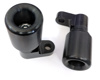 Black NO CUT Frame Sliders - For 07-08 Honda CBR600RR