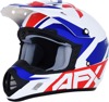 FX-17 Full Face Offroad Helmet Blue/Red/White Small