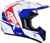 FX-17 Full Face Offroad Helmet Blue/Red/White Small