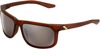 Hakan Sunglasses Rootbeer Brown w/ Silver Mirror Lens