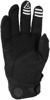 Answer 25 Peak Gloves Black/White Youth Medium - Youth motocross gloves in Black/White, Medium