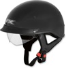 FX-72 Street Half Helmet Gloss Black Small