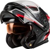 GMAX MD-01S Transistor Snow Helmet Black/Red MD - For MD size, Black/Red Snow Helmet