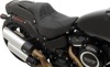 EZ Mount Scorpion Stitched Vinyl Solo Seat - Black - For 18-20 Harley FXFB