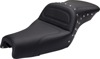 Explorer Special Studded 2-Up Seat Black Gel - For 04-20 Harley XL w/ 4.5 Gal Tank