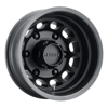 MR901 - REAR 16x5.5 -138mm Offset 6x205 161.04mm CB Matte Black Wheel