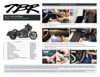 Comp-S 2-1 M8 Black Turnout Exhaust - For 2017+ Harley Touring