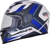 FX-99 Full Face Street Helmet Blue Small