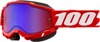 Accuri 2 Snow Red Goggles - Red / Blue Dual Mirrored Lens