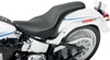 Profiler Smooth 2-Up Seat Black Gel Low - For Harley Softail