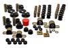 Black Hyper-Flex Master Bushing Set - For 95-98 Nissan 240SX (S14)