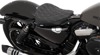 Bobber Double Diamond Vinyl Solo Seat Black/Silver - For 10-20 HD XL