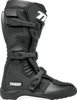 THOR Blitz XR Boots Black/White Adult Size 9 - Off-road riding boots for adults