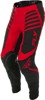 Fly Racing Lite Pants in Black/Red Size 36 - Men's Lite Pants For Size 36