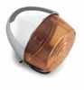 FX Type Turn Signal Lamp Chrome/Amber by Chris Products