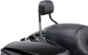 Cobra Detachable Short Backrest Black Fits FLH/FLT 1997-2008