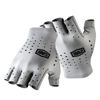 100% Women's Sling Bike Gray Short Finger Gloves - Size M