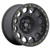 MR105 Beadlock 17x8.5 0mm Offset 5x5.5 108mm CB Matte Black w/BH-H24125 Wheel