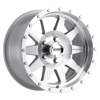 MR301 The Standard 17x9 -12mm Offset 5x5 94mm CB Machined/Clear Coat Wheel