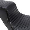 Pleated Cherokee Seat - Cherokee Single Black Pleats