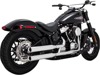 Vance & Hines HD Softail 18-22 Eliminator S/OS Chrome Slip-On Exhaust