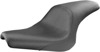 Profiler Basketweave Vinyl 2-Up Seat Black Low - For 13-19 Yamaha XVS950 Bolt