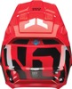 Thor Fleet Forge Helmet - Red/Black, Medium - Off-road MX helmet with ERT technology