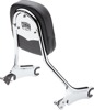 Cobra Detachable Tall Backrest Chrome with Medium Pad Fits Indian Chieftain 14+