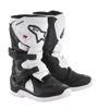 Tech 3S Youth MX Boots Black/White Size 1