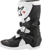 Tech 3S Youth MX Boots Black/White Size Y11