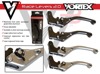 V3 2.0 TI-Silver Stock Length Brake & Clutch Lever Set - For 15-24 Yamaha YZF-R3