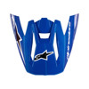 S-M5 Visor Corp Blue Glossy by Alpinestars - Replacement visor for S-M5 helmet by Alpinestars