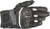 Women's SPX Air Carbon V2 Motorcycle Gloves Black/White X-Large