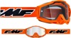 FMF PowerBomb Enduro Rocket Goggles Orange Adult - Dual-pane lens, anti-fog, nose guard, orange