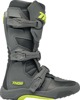 Thor Youth Blitz XR Boots - Gray - Size 1 - Durable off-road youth boots in gray.