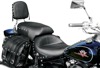 1PC Touring Concho Studded Vinyl 2-Up Seat - Black - For 98-13 Yamaha XVS650 V-Star