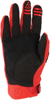 Answer 25 Peak Gloves Red/Black Youth - Large - Youth Large Red/Black riding gloves