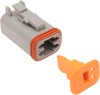 4 Wire Deutsch Connectors - 4 Wire Deutsch Plug Gry