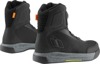 ICON Overlord Vented CE Boots Black/Gray Size 12 - Ventilated CE-certified riding boots