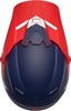 Thor Youth Sector Chev Helmet - Red/Navy - Small - Youth MX helmet with Chev graphic