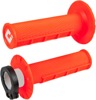 MX V2 Lock On MX Grips System - Half Waffle, Fluorescent Orange