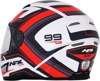 FX-99 Full Face Street Helmet Red Medium