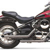 Drag Pipes Full Exhaust - For 95-05 Kawasaki Vulcan 800