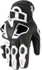 Hypersport Leather Cold Weather Short Cuff Gloves - White Men's 2X-Large