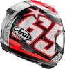 Arai Corsair-X Nicky Reset Helmet Frost Matte - Small - Premium full-face helmet with Nicky Reset graphic