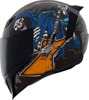 ICON Airflite Trick or Street 4 Helmet Black M - Full-face helmet with unique graphics