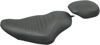 Tripper Ribbed Synthetic Leather Solo Seat - Black - For 04-20 Harley XL XR