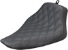 Renegade Lattice Stitched Solo Seat Gelcore - For 12-17 Slim 11-13 Blackline